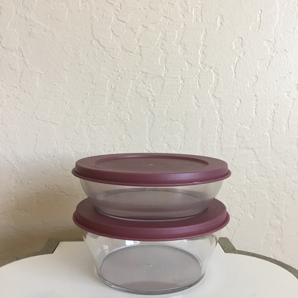 Tupperware storage containers